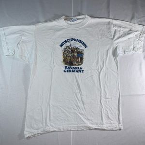 Vintage Neuschwanstein Castle Bavaria Germany T shirt Disney Castle